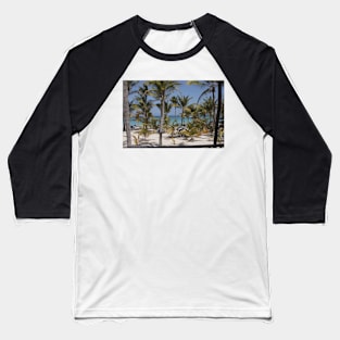 Palms on the Beach Baseball T-Shirt